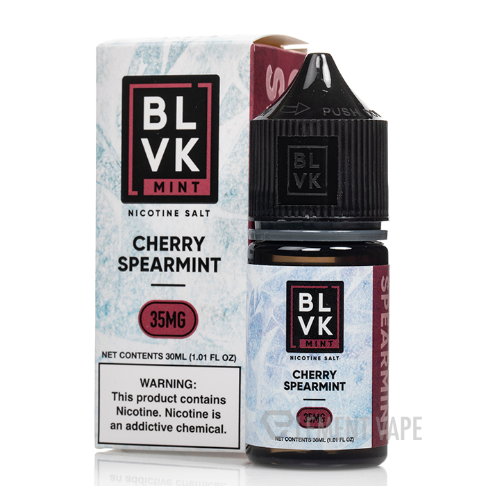 Cherry Spearmint - BLVK Mint Salts | 30ML Vape Juice | 35MG | Vape Paradise
