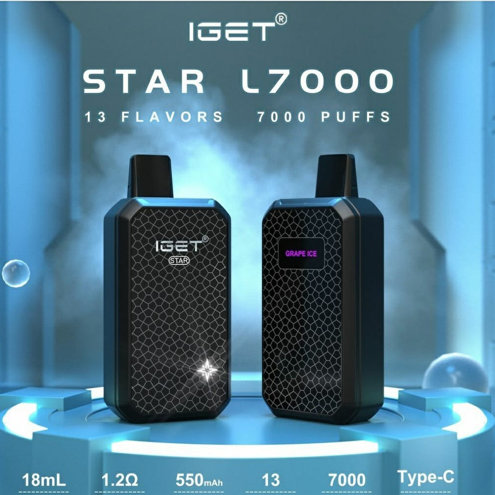 IGET STAR L7000 Disposable Vape India | 7000 Puffs