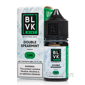 Double Spearmint - BLVK Mint Salts | 30ML Vape Juice | 35MG | Vape Paradise