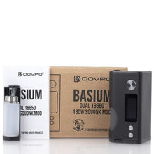Load image into Gallery viewer, DOVPO x Vaping Biker Basium Squonk 180W Box Mod India | Vape Paradise
