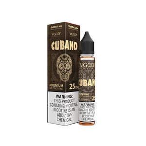 Cubano - VGod SaltNic | 30ML Vape Juice | 25MG,50MG