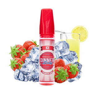 Strawberry Bikini Ice - Dinner Lady | 60ML Vape Juice | 3MG,6MG