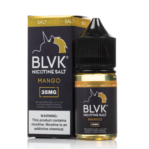 Mango - BLVK Unicorn Nicotine Salt | 30ML Vape Juice | 35MG,50MG