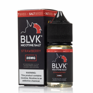 Strawberry - BLVK Salt | 30ML Vape Juice | 50MG