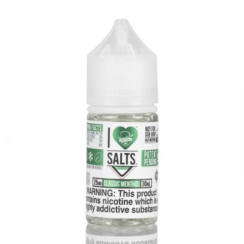 Classic Menthol - I Love Salts| 30 Ml Vape Juice | 25MG, 50MG | Vape Paradise