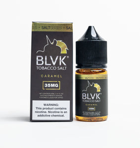 Tobacco Caramel Salt - BLVK Unicorn | 30ML Vape Juice | 35MG