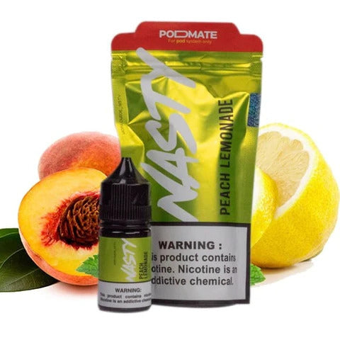 Peach Lemonade - Nasty Podmate Salt | 30ML Vape Juice | 35MG,50MG