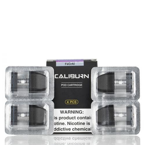 Caliburn Pod Kit Replacement Cartridges - 4-Pack