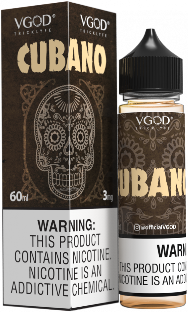 Cubano - VGod | 60ML Vape Juice | 3MG,6MG,12MG