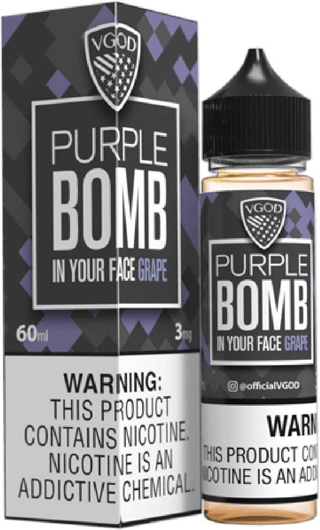 Purple Bomb Grape - VGod | 60ML Vape Juice | 3MG,6MG,12MG